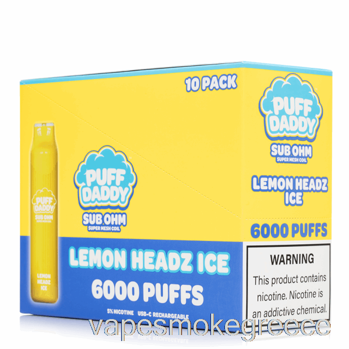 Vape Greece [10-pack] Puff Daddy 6000 μιας χρήσης
